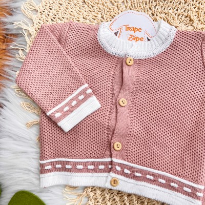 Conj de linha Tijolinho Rosê com branco